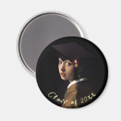 Aimant Vermeer's Pearl Girl Graduation (Recto/Verso)