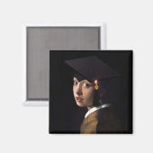 Aimant Vermeer's Pearl Girl Graduation (Recto/Verso)