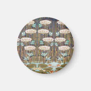 Aimant Verneuil Dragonfly Water Lily Art Nouveau : Vintag
