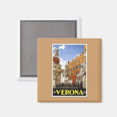 Aimant Vérone vintage Italie (Recto/Verso)
