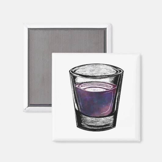 Aimant verre à shot (Recto/Verso)