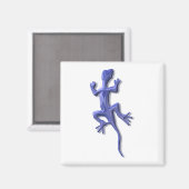 Aimant Verre bleu Lézard (Recto/Verso)