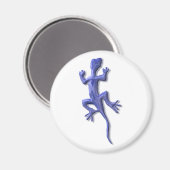 Aimant Verre bleu Lézard (Recto/Verso)