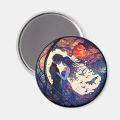 Aimant Verre Cathédrale Faux Couple (Recto/Verso)