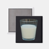Aimant Verre d'aimant de lait (Recto/Verso)