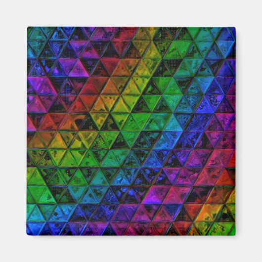 Aimant Verre de fierté (Devant)