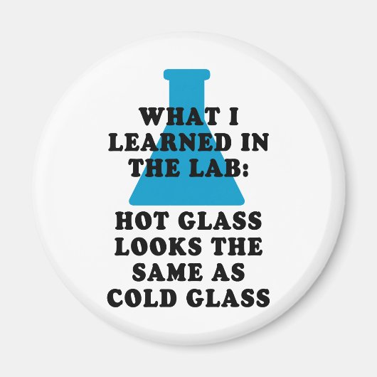 Aimant Verre de laboratoire (Devant)
