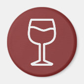Aimant Verre de vin (Devant)