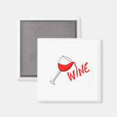 Aimant Verre de vin (Recto/Verso)