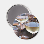 Aimant Verre De Vin Blanc (Recto/Verso)