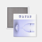 Aimant Verre d'eau (Recto/Verso)