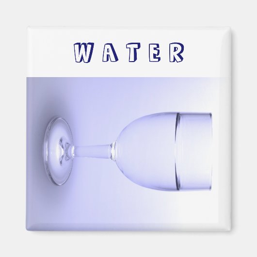 Aimant Verre d'eau (Devant)