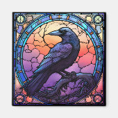 Aimant Verre Éffrayant Raven (Devant)