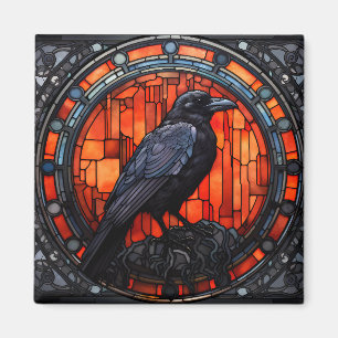 Aimant Verre Éffrayant Raven