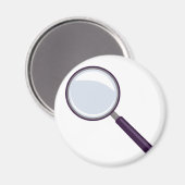 Aimant Verre grossissant (Recto/Verso)