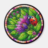 Aimant Verre tendu de Ladybug (Devant)