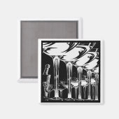 Aimant Verres Champagne (Recto/Verso)