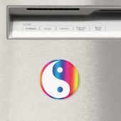 Aimant Verrouillage Yen Yang Abstrait, réfrigérateur ou a (In Situ (Lave-vaisselle))