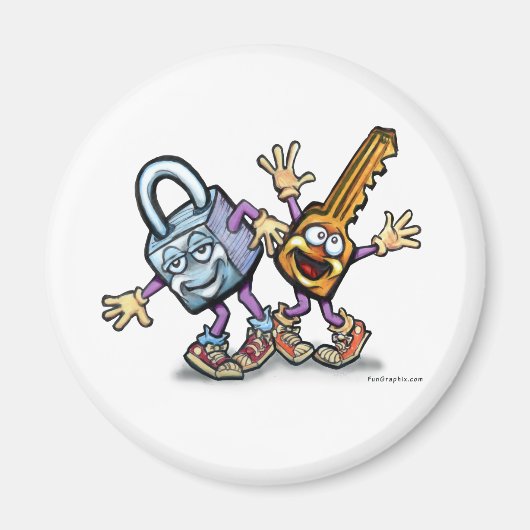 Aimant Verrouiller n clé (Devant)