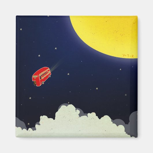 Aimant Vers la lune (Devant)