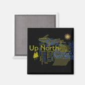 Aimant Vers le nord - plus Michigan (Recto/Verso)