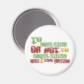 Aimant Vers le point de croix (Recto/Verso)