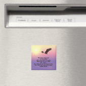 Aimant Verse de la Bible Inspirationnelle - Eagle Hope da (In Situ (Lave-vaisselle))