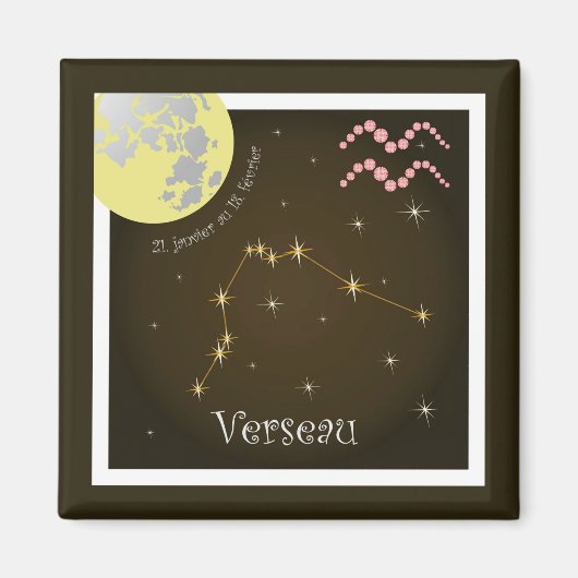 Aimant Verseau 21 janvier au 18 février (Devant)