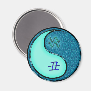 Aimant Verseau & Bœuf d'eau