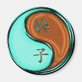 Aimant Verseau & Rat de Bois (Devant)