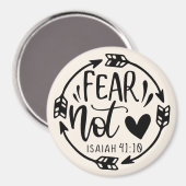 Aimant Verset biblique inspirant (Recto/Verso)