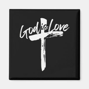 Aimant Verset biblique Jean 4_8 Dieu est amour Foi chréti
