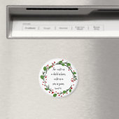 Aimant Verset inspirant de Noël chrétien de l'Écriture (In Situ (Lave-vaisselle))