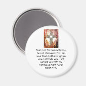 Aimant Versets de la Bible Citation Inspirationnelle Isaï (Recto/Verso)