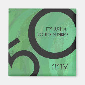 Aimant Vert 50 Décennie Anniversaire (Devant)