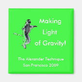 Aimant vert carré (Devant)