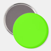 Aimant Vert clair (couleur solide) (Recto/Verso)