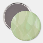 Aimant Vert, cool, aquarelle tendance motif abstrait (Recto/Verso)