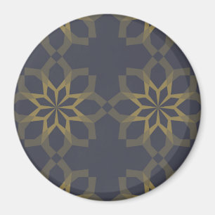 Aimant Vert, cool, unique, abstraction fleur tendance