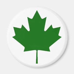 Aimant Vert DkTransp de feuille d'érable les cadeaux de Z
