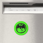 Aimant vert Dragon noir (In Situ (Lave-vaisselle))