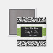 Aimant vert Enregistrer l'aimant de date (Recto/Verso)