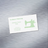 Aimant vert et blanc de carte de visite de machine (In Situ)