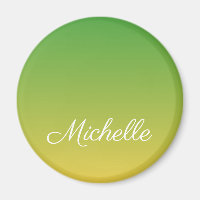 Vert et jaune foncé personnalisé