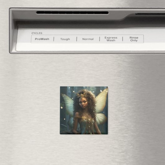 Aimant Vert Fée Africaine & Bronze (In Situ (Lave-vaisselle))