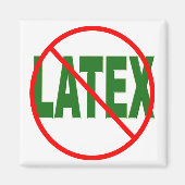 Aimant Vert latex, NON (Devant)