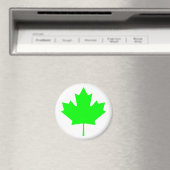 Aimant Vert LtTransp de feuille d'érable les cadeaux de Z (In Situ (Lave-vaisselle))