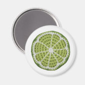 Aimant Vert Moderne Minimal Frais Crochet tranche de chau (Recto/Verso)