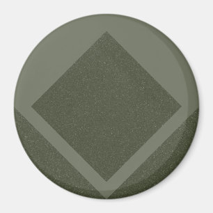 Aimant Vert Mousse Bord Diamanté