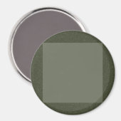 Aimant vert mousse foncé avec centre carré (Recto/Verso)